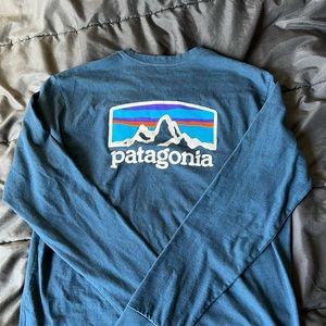 Mens Patagonia L/S Logo